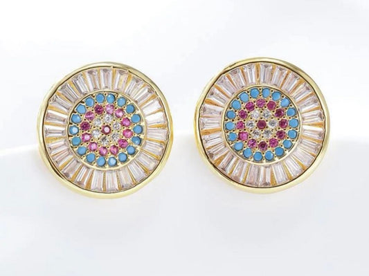 Eye Round Studs