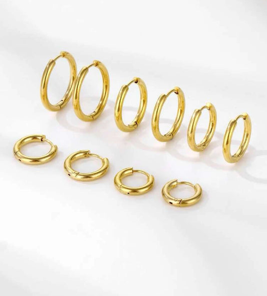 5 pairs Hoops