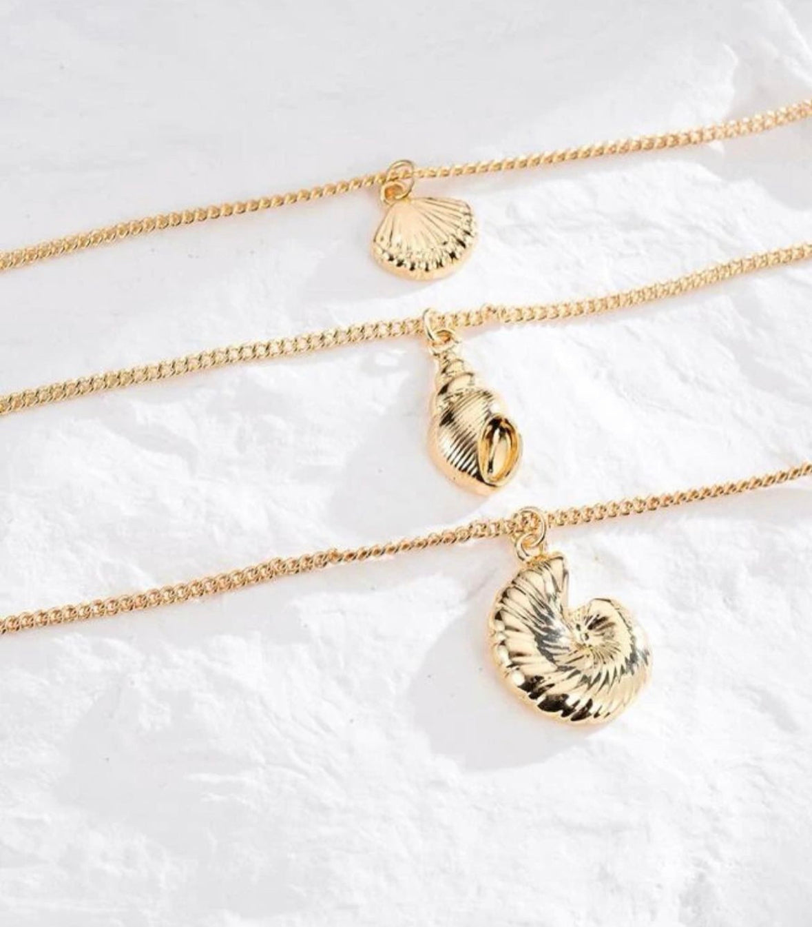 Shell Sharm Layered Necklace