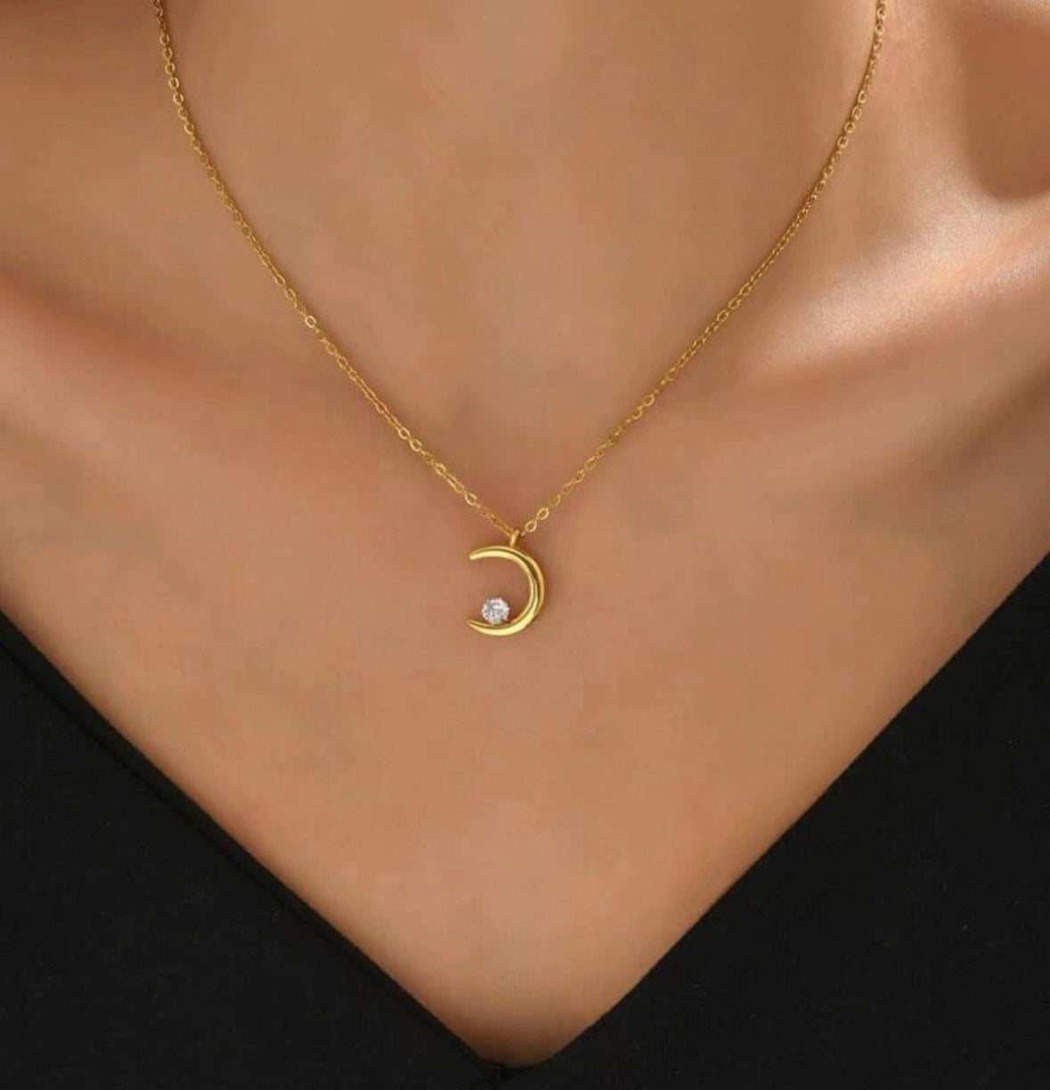 Moon Charm Necklace