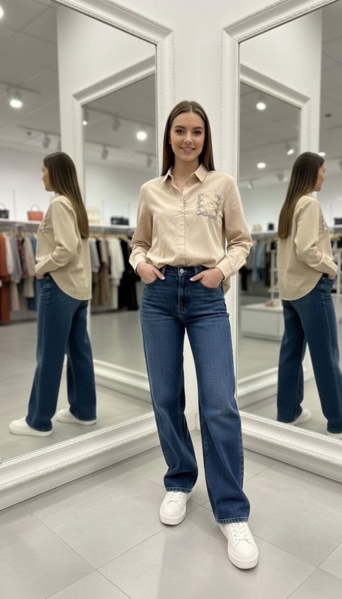 Chic Pocket Shirt