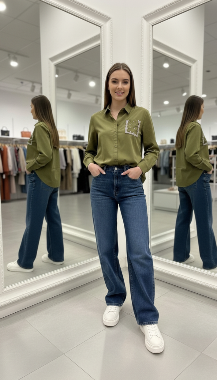 Chic Pocket Shirt