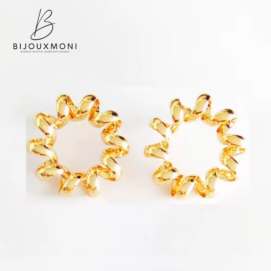 Wire Twisted Hoops