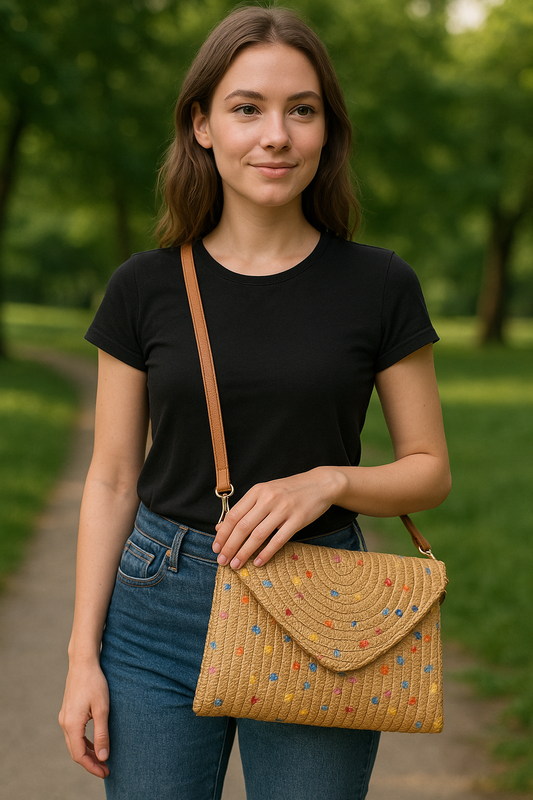 Straw Envelop Clutches