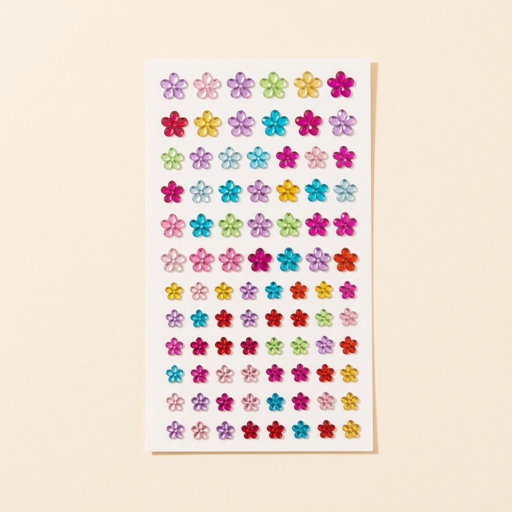 Rhinestone Sticker Sheet | Bedazzle Gems