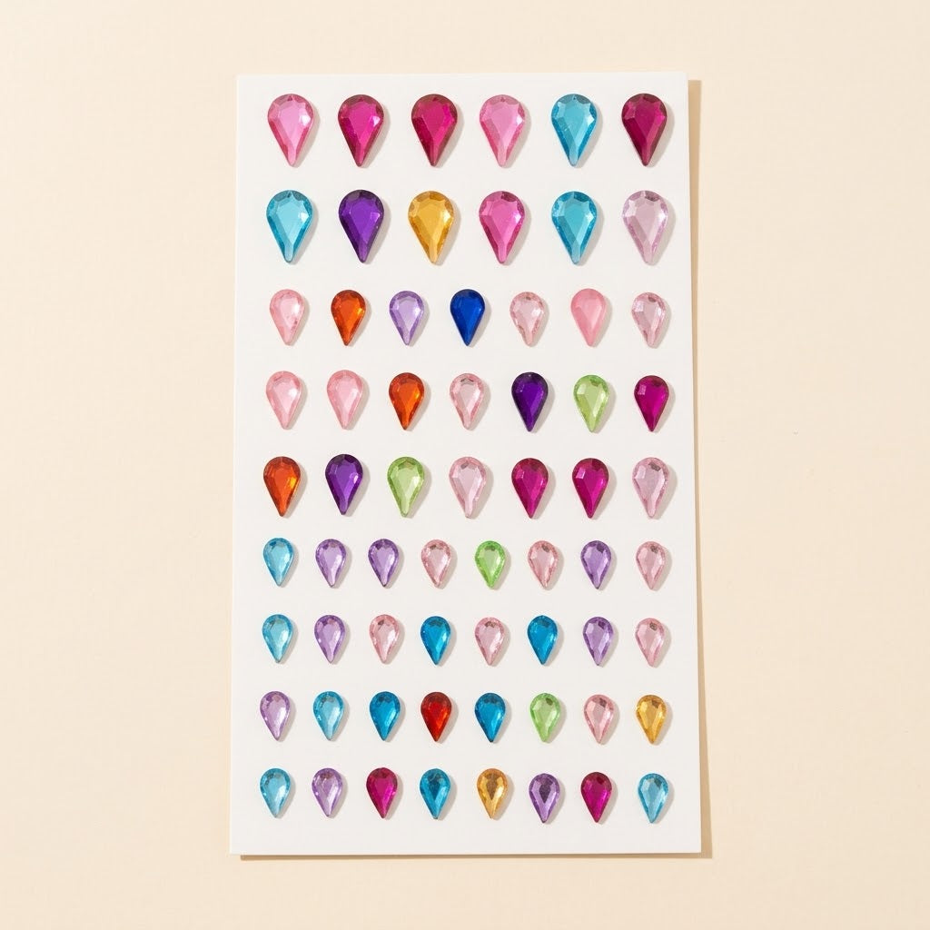 Rhinestone Sticker Sheet | Bedazzle Gems