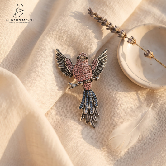 PIUMA Bird Brooch