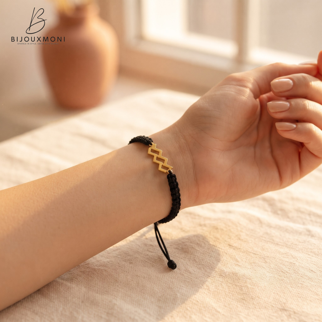 Astra- Zodiac Shamballa Bracelet