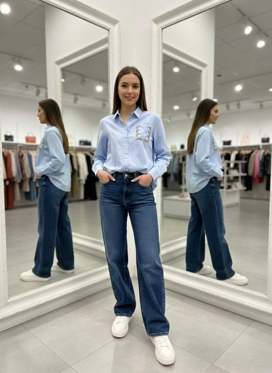 Chic Pocket Shirt