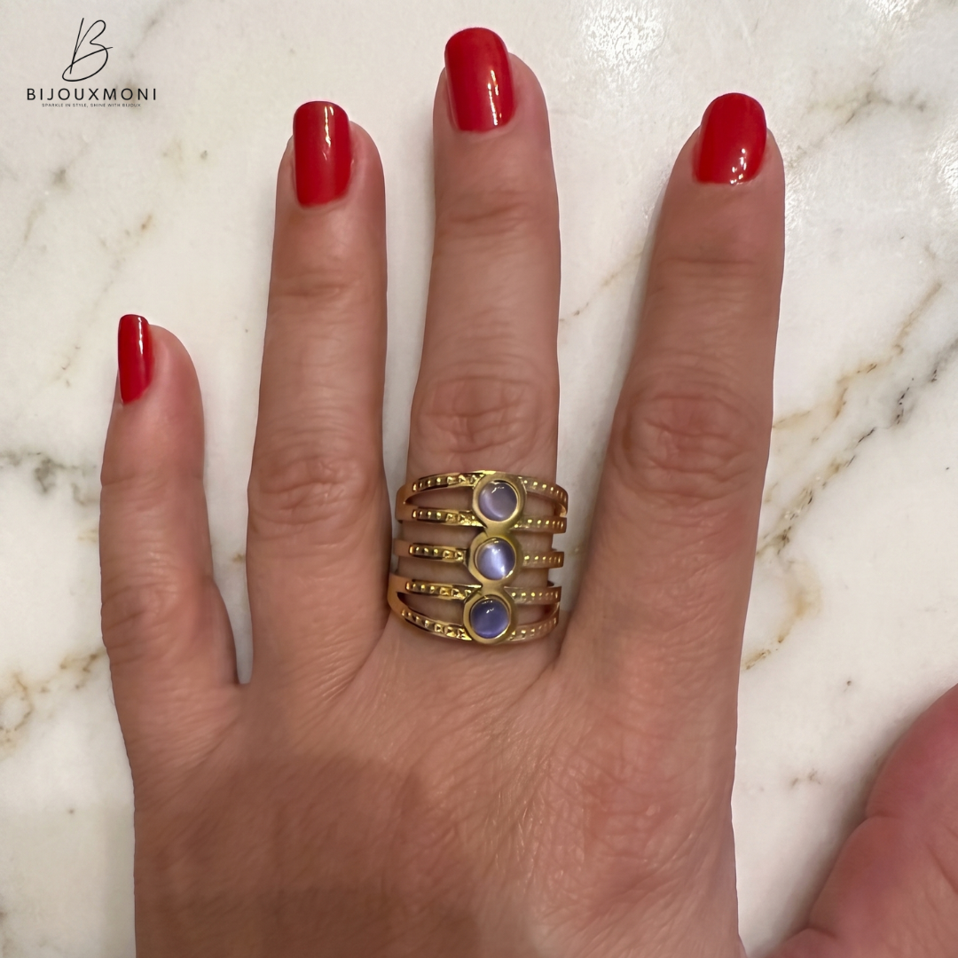 Colored Boho Rings