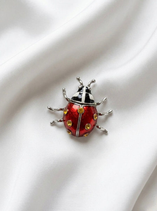 Lady Bug Broche