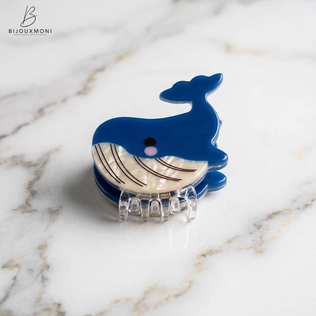 Whale HairClip