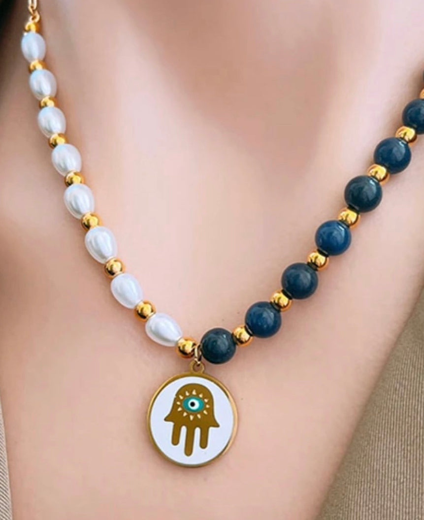 Evil Eye Bead Necklace