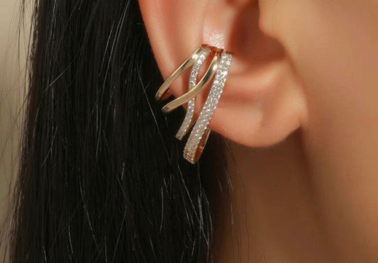 Rhinestone Ear Cuff