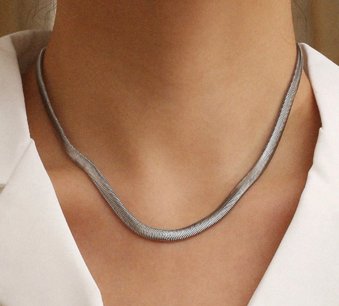 Minimalist Thick Necklace