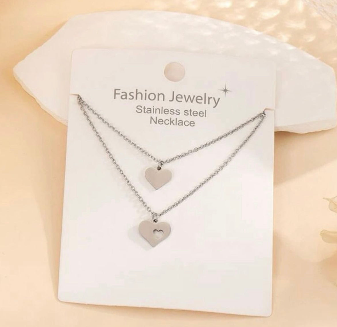 Heart Necklace Set