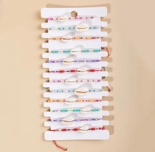 Shell Bead Bracelets
