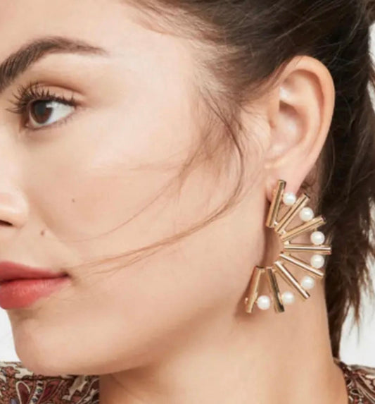 Bohemian Pearl Earrings
