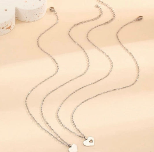 Heart Necklace Set
