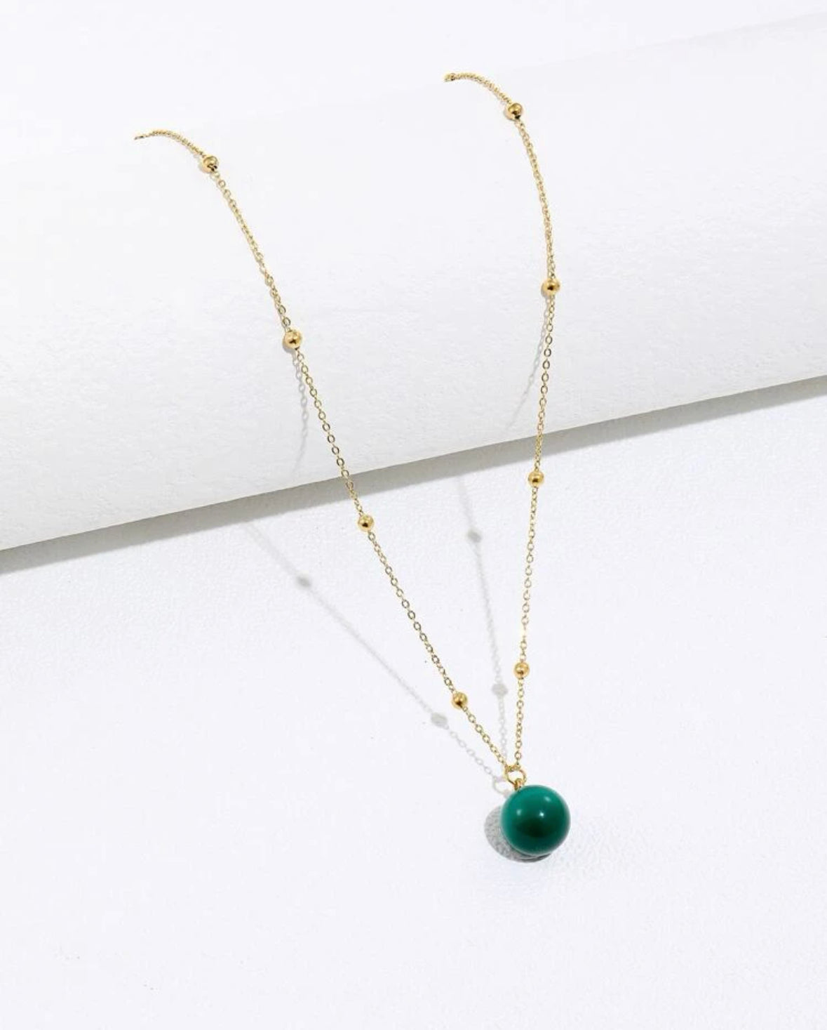 Green pendant Necklace