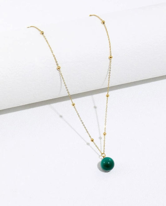 Green pendant Necklace