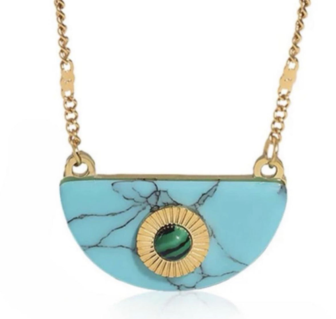 Turquoise Eye Necklace