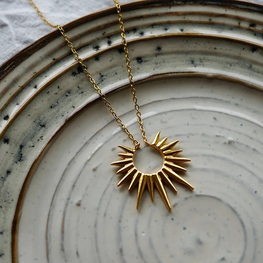 Sun Charm Necklace
