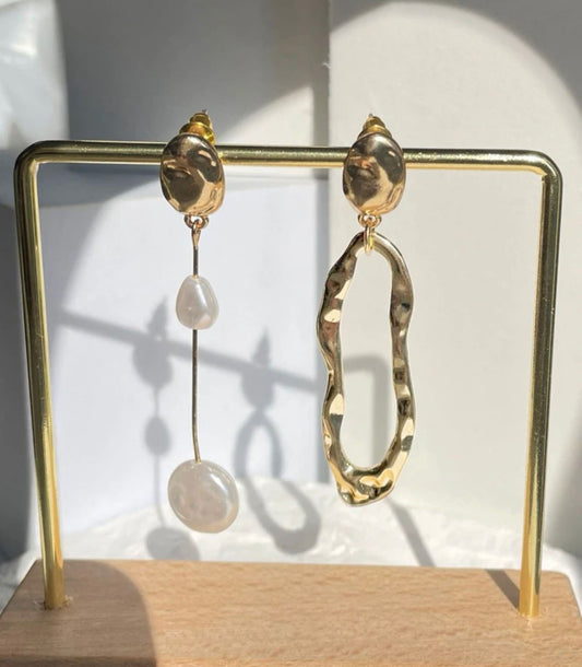 Mismatched Drop Earrings