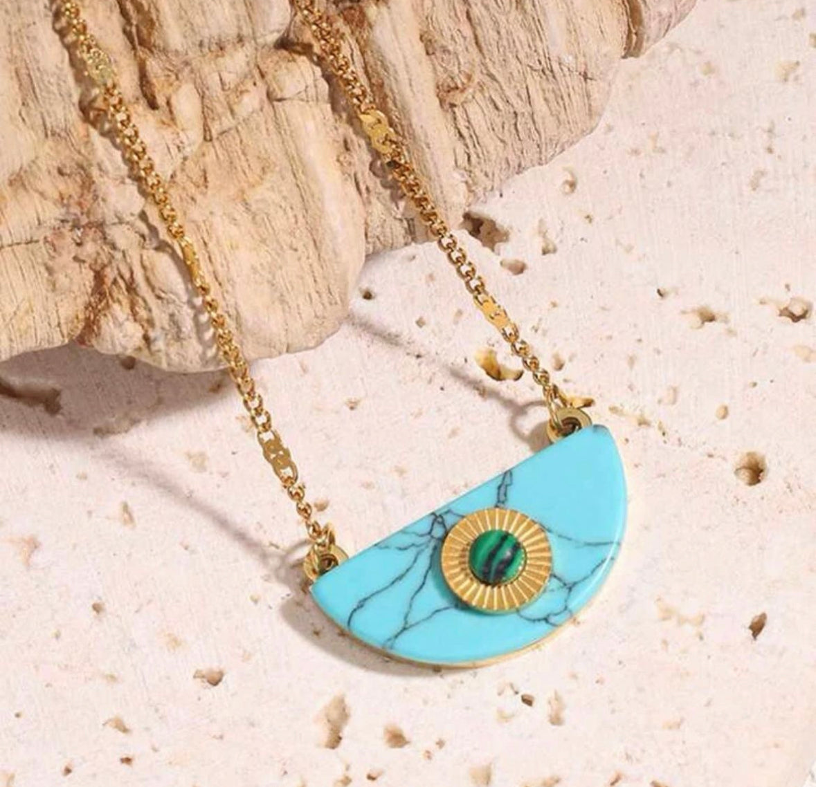 Turquoise Eye Necklace