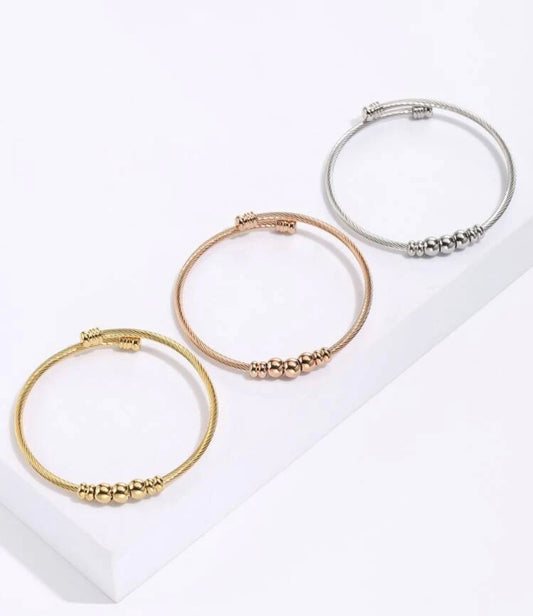 3pcs Bead Bangles